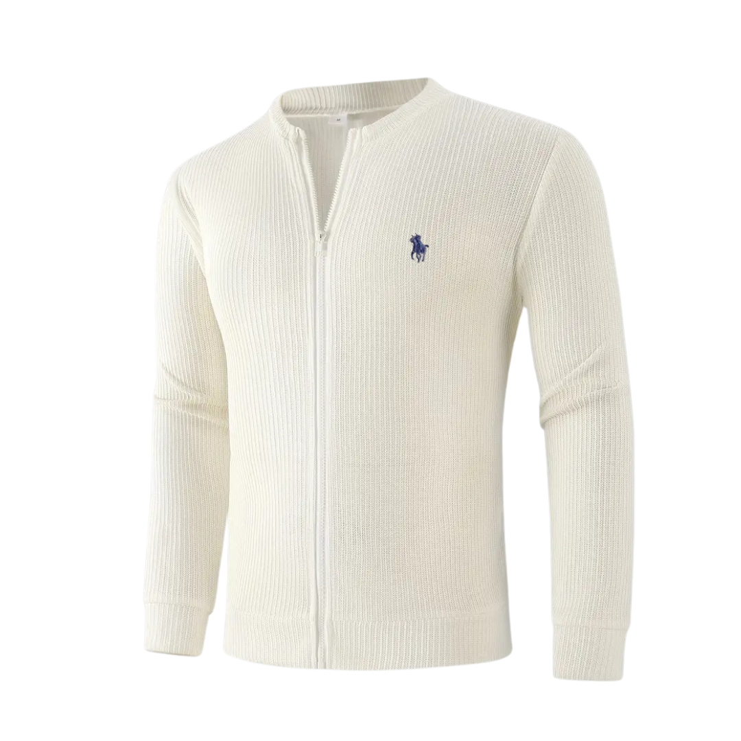 R&L Men's Zip Cardigan