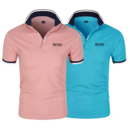 [Buy 1, get 2] 2-pack chef polo shirts