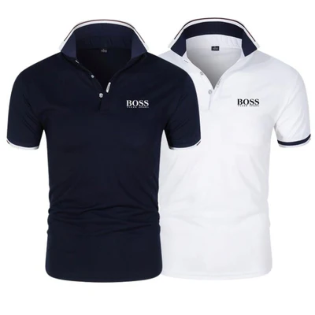 [Buy 1, get 2] 2-pack chef polo shirts